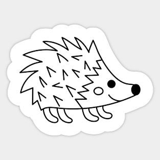 Cute hedgehog Sticker